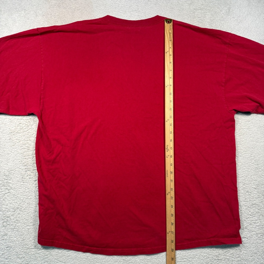 Vintage Y2K Delta Indiana Basketball Shirt Mens 2XL Red Long Sleeve IU Hoosiers - Picture 5 of 6